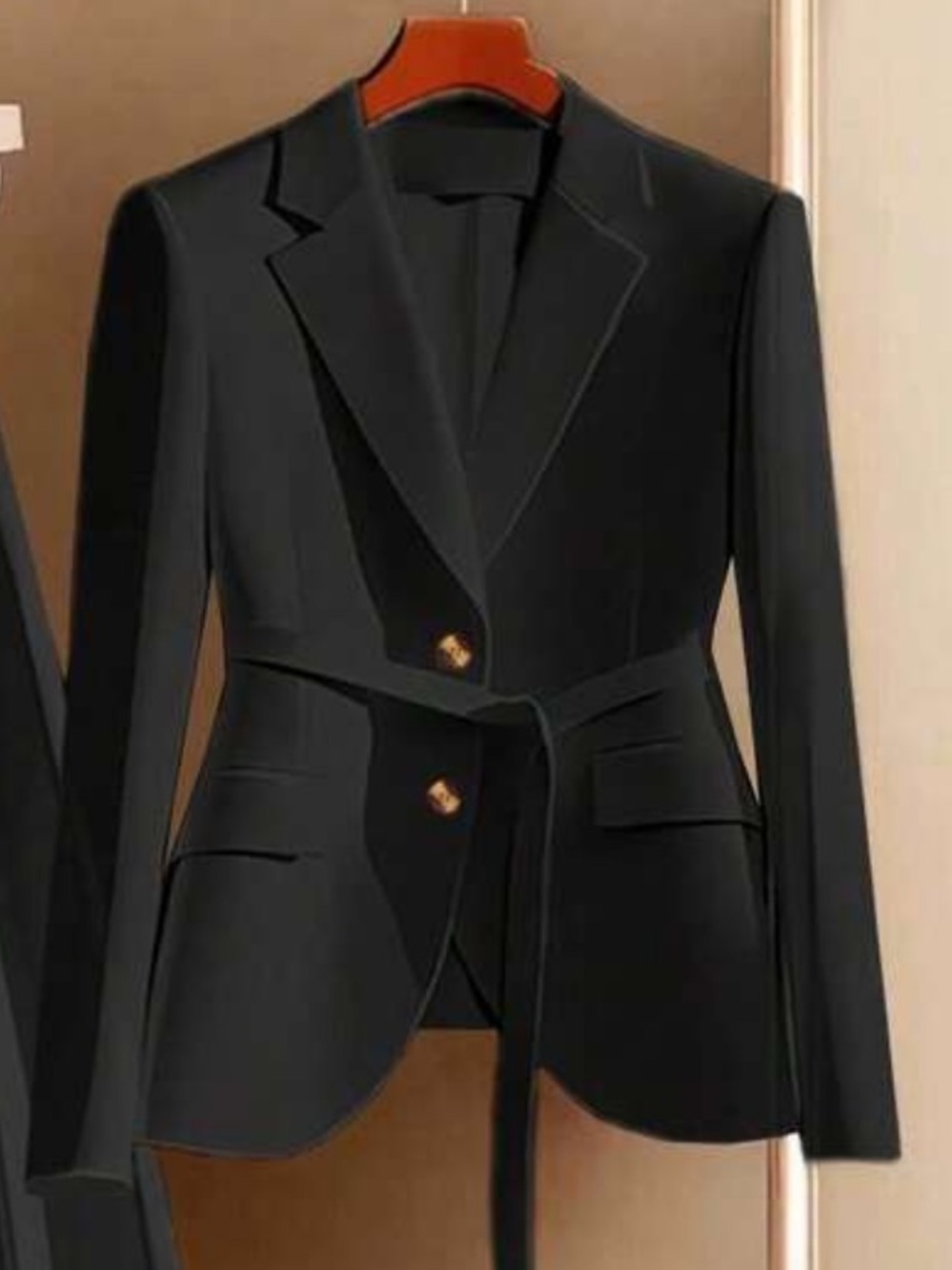 SHEIN Lightweight Belted Blazer